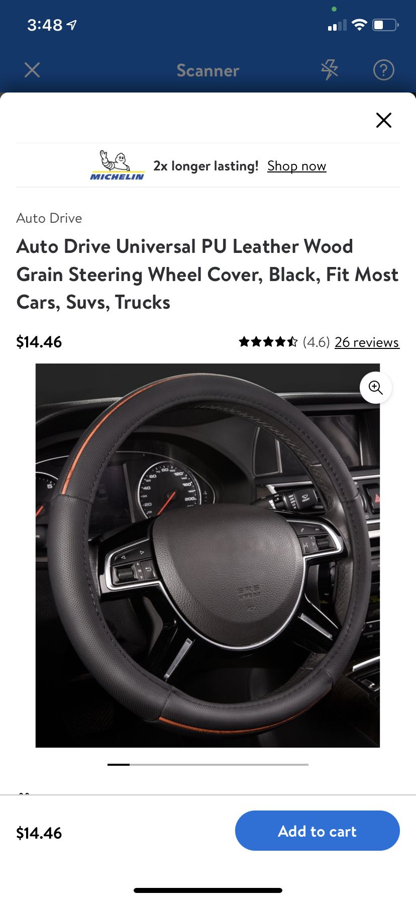 Brand New Steering Wheel Cover 