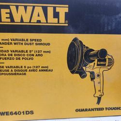 Dewalt 6amp Corded Variable Speed Disk Sander