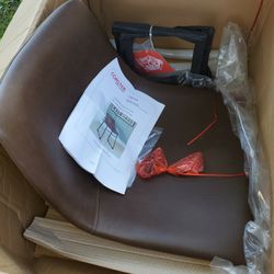 2 tone leatherette dining Stool