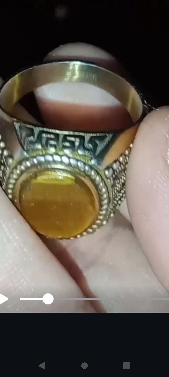 Gold And Silver Ring 