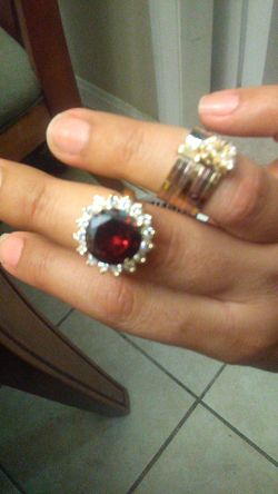 Brazilian gold plated rings