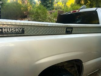 Pair of Husky Aluminum Side-Mount Truck Toolboxes