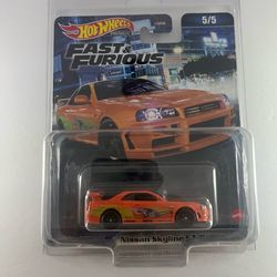 Hot Wheels Fast & Furious Nissan Skyline GTR R34