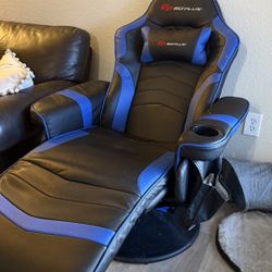 Go Plus Reclining & Massaging Gaming Chair 