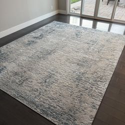 Blue Abstract Rug