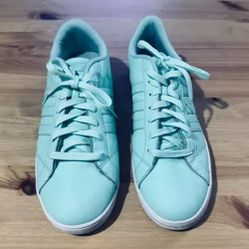 Adidas Neo Baseline Ice Mint Green Athletic Walking Shoe AW5419 Women Size 11