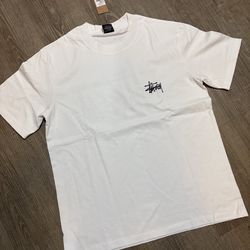 White Stussy Tee