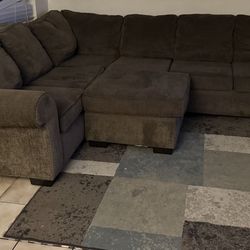 Large brown sectional