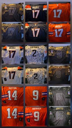 Broncos Jerseys stitched  s, m, l ,xl, 2xl, 3xl