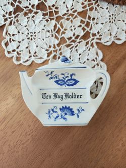 Vintage Tea Bag Holder Tray