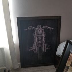 Motorcycle Art Painting 