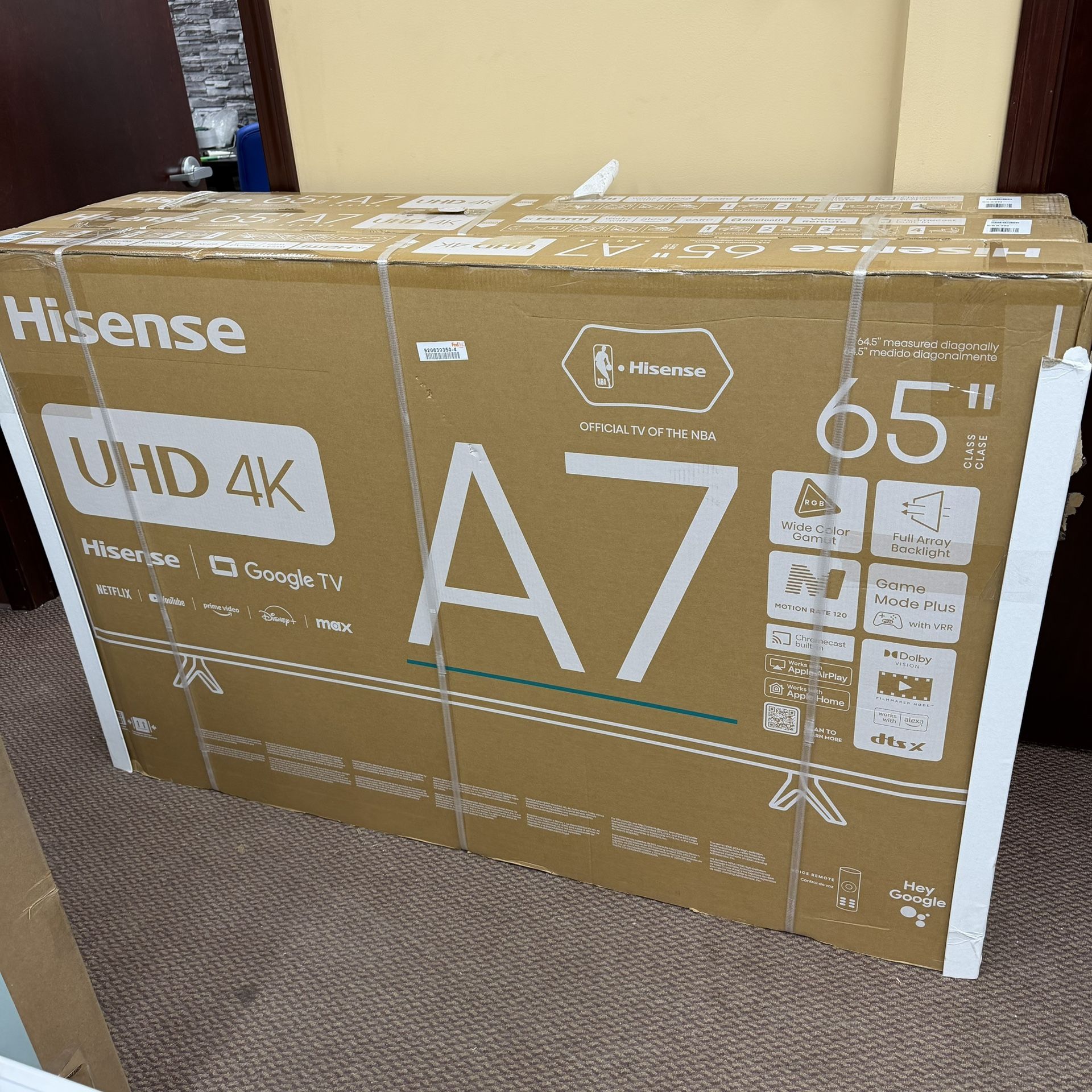 Hisense 65" Class U6 Series Mini-LED 4K UHD Smart Fire TV