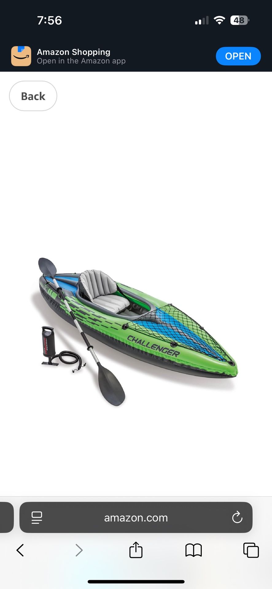 Challenger K1 Inflatable Kayak