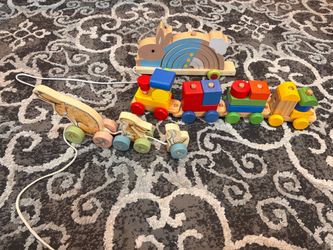Premium Wooden Toddler Toy Bundle - Peter Rabbit & Guess How Much I Love You