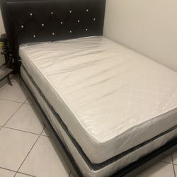 Full  Size Bed Frame With Mattress And  All New Furniture And Free Delivery 