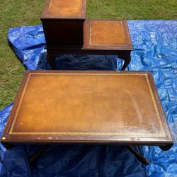 Vintage Grand Rapids Empire Coffee table and Side Table 