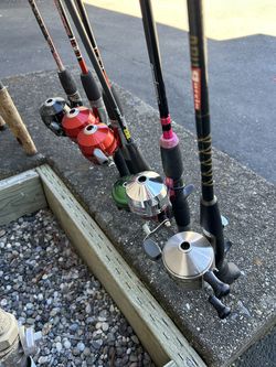 Spin casting -rods & reels - see description