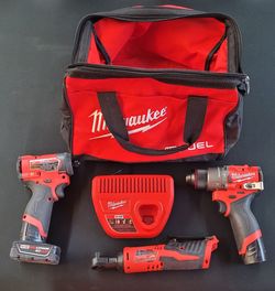 Milwaukee Tool 3692-22Ct M18 Drill Brushless 2-Tool Combo Kit, Cordless