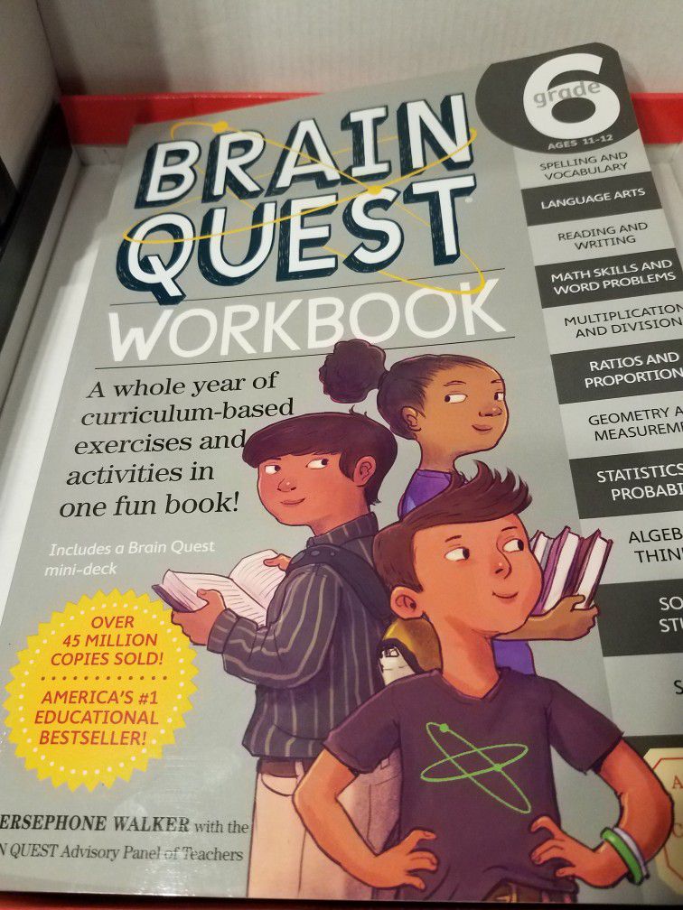 Book Brain Quest Grade 6 Workbook