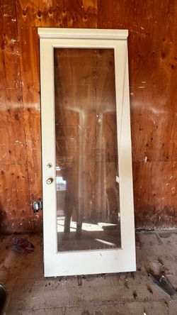 Glass panel - exterior door