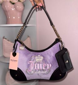 Juicy Couture Dreamy Lavender Shoulder Bag