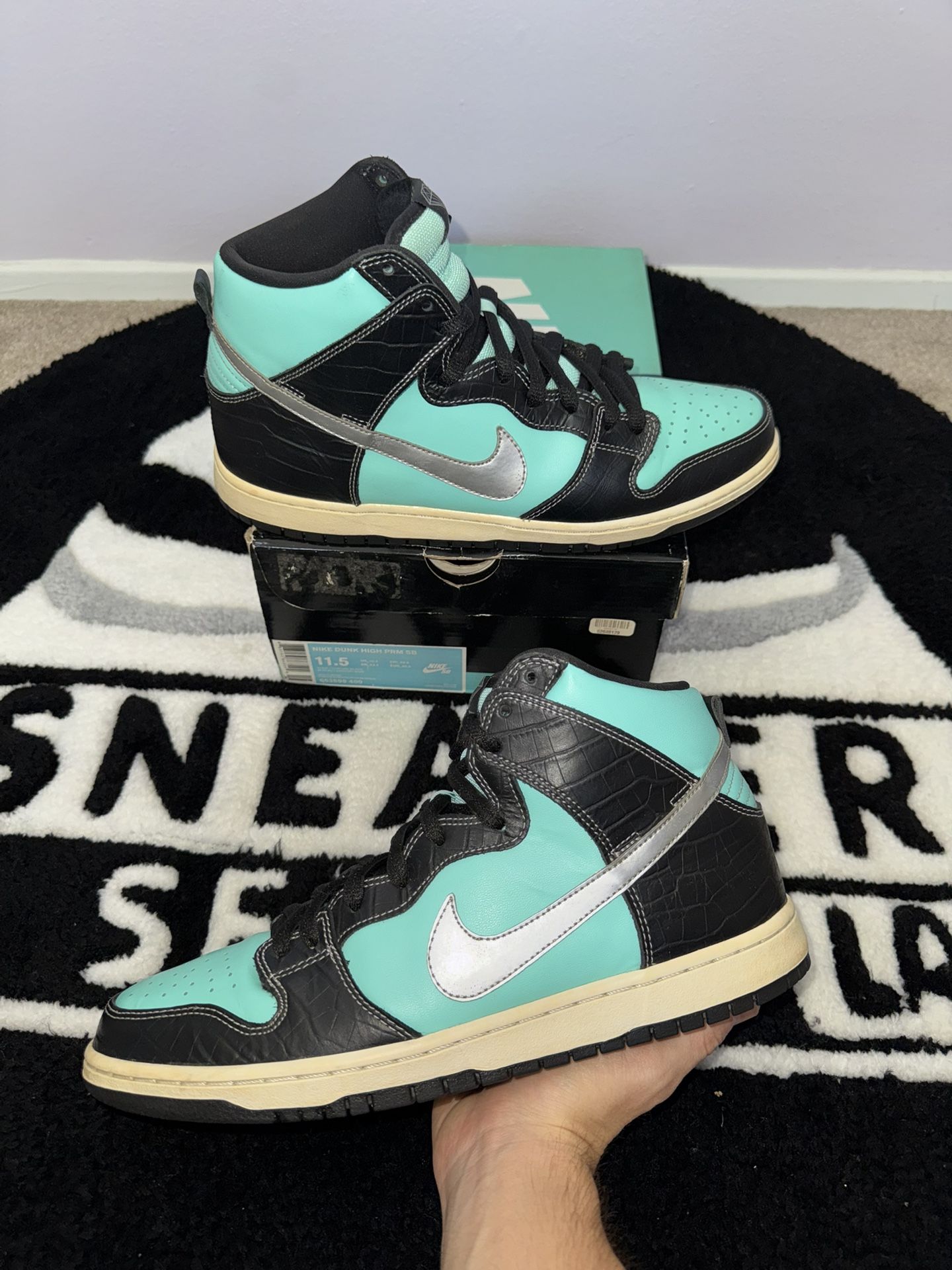 Nike SB Dunk High Premium x Diamond Supply Co. Tiffany 2014 (Size 11.5)