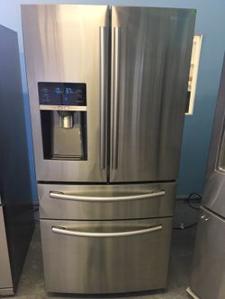 Samsung 33" Wide Stainless 4 Door French Door