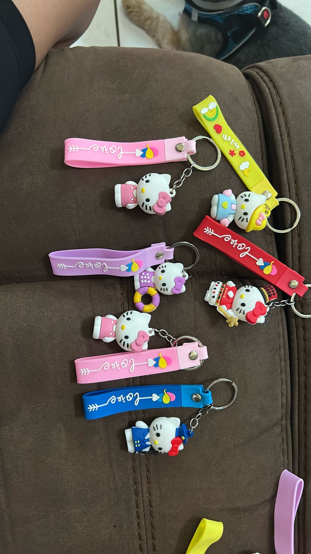 Hello Kittie Keychain 3.00 Each