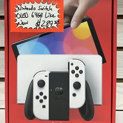 Nintendo Switch OLED 64GB Like New 