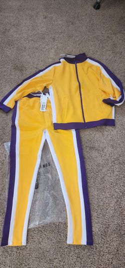 Mens REBELMINDS Track Suit "Lakers"