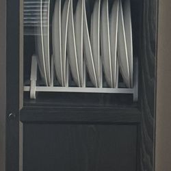 * *Price Negotiable** Bookcase with panel/glass door and Console Table with glass top