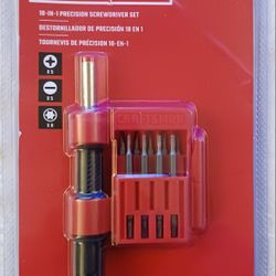 Craftsman 10 In 1 Precision Screwdriver 🪛 Set Brand New Open Box Item