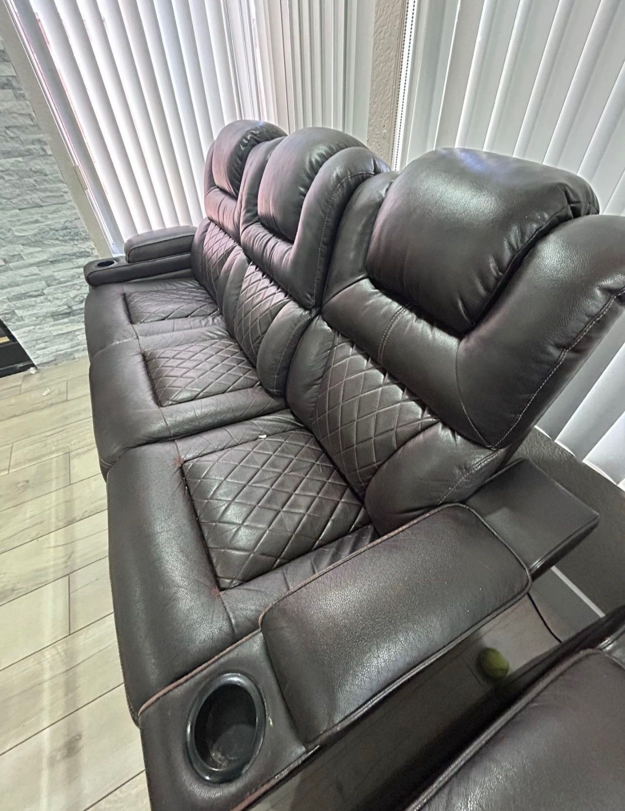 Electric Leather Recliners Very Comfortable.