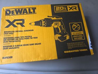 DEWALT 20VMAX XR BRUSHLESS DRYWALL SCREUGUN (TOOL ONLY)PRICE IS FIRM