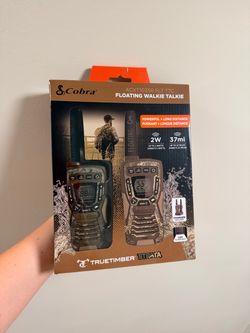 Cobra ACXT1035R Floating Walkie Talkies TrueTimber Camo