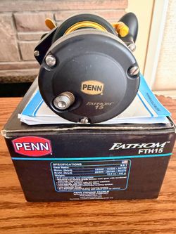 Penn Fathom 15 star drag 1st gen fishing reel. NEW