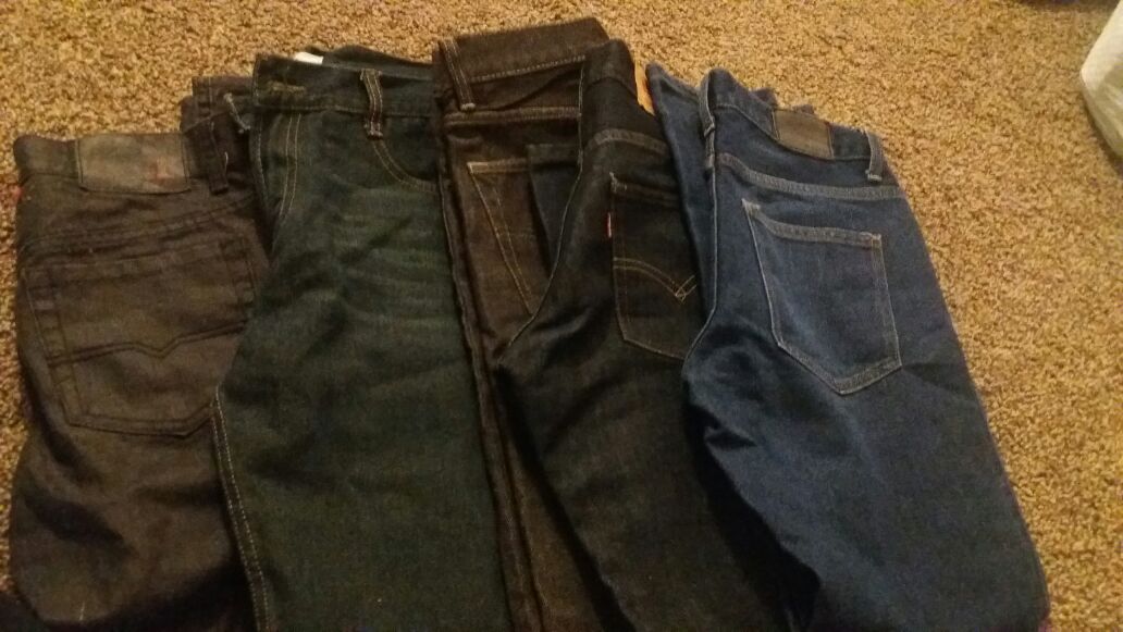 5 JEANS 3 LEVIS 2 VINTAGE BRAND BRAND NEW 30×30