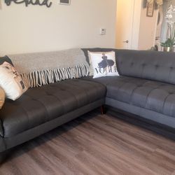 Like New Gray Sectional  