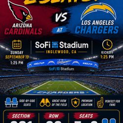 Cardinals vs Chargers