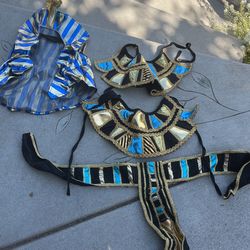 Egyptian Pharaoh Costume Two Sets Halloween 