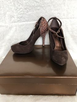 Audrey Brooke Brown and Leopard Women’s shoes size 6 Never Wore them
