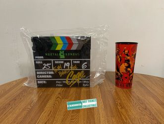 Mortal Kombat II (Cinemark Exclusive) Johnny Cage Slate Souvenir Combo