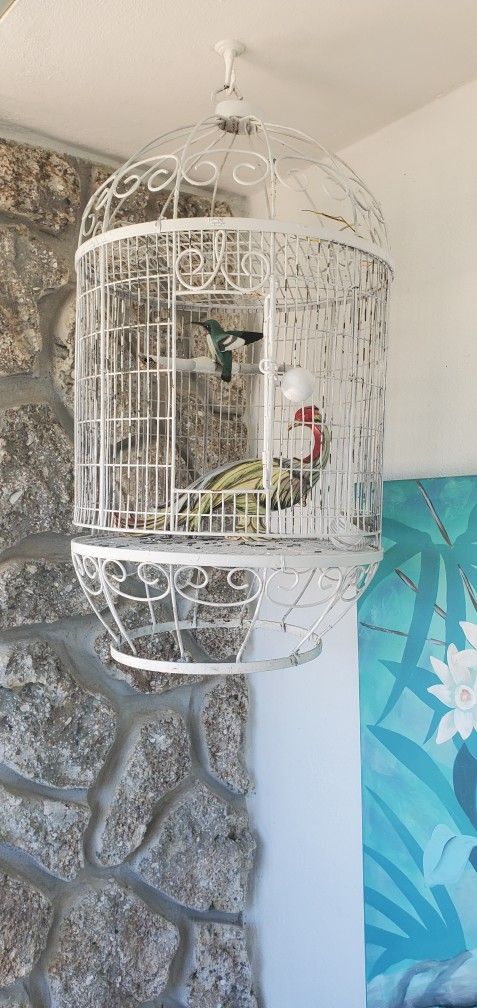 vintage bird cage