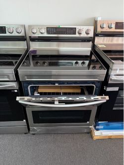 double oven stove