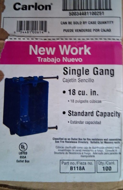 NEW YORK Electrical -Outlet Box