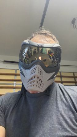 VForce Paintball Mask - Mirror Lenses + Clear Lenses & Bag