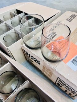 Smoked Stemless Wine Glasses 🍷🍷
