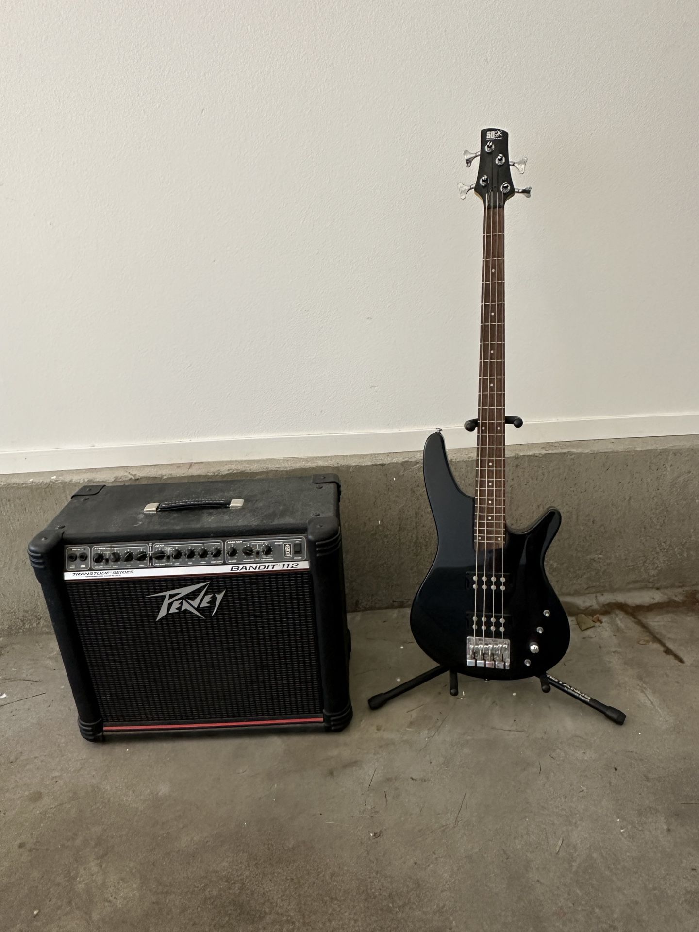 Bass Guitar & Guitar Amp (Sold Together Or Separate)