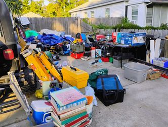 Yard Sale 8611 Chesapeake Blvd. Sun. Just Started