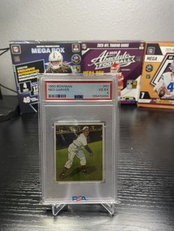 1950 Bowman Ned Garver Psa 4